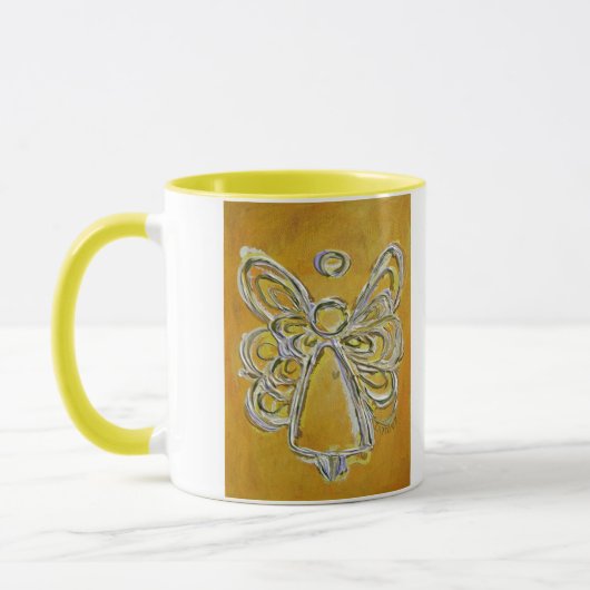 Gelbe Engel-Tasse Tasse (Links)