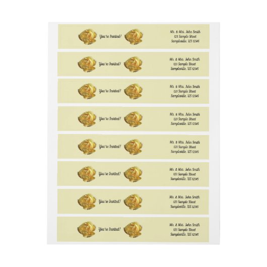 Gelbe Englische Rose (Bogen)