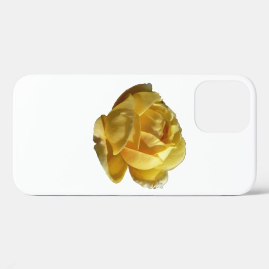 Gelbe Englische Rose Case-Mate iPhone Hülle (Rückseite (Horizontal))