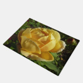 Gelbe Englische Rose Fußmatte (Schrägansicht)