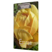 Gelbe Englische Rose Klemmbrett (Links)