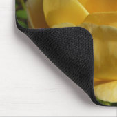 Gelbe Englische Rose Mousepad (Ecke)