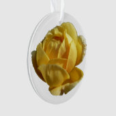 Gelbe Englische Rose Ornament (Vorderseite)