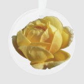 Gelbe Englische Rose Ornament (Vorderseite)
