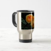 Gelbe Englische Rose Reisebecher (Vorderseite Links)