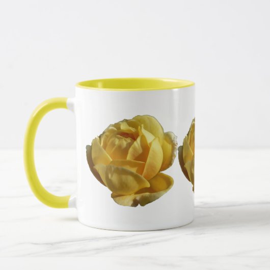 Gelbe Englische Rose Tasse (Links)