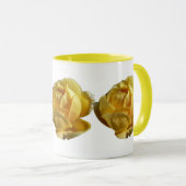 Gelbe Englische Rose Tasse (VorderseiteRechts)
