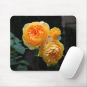 Gelbe englische Rosen Mousepad (Mit Mouse)