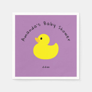 Gelbe Ente - Baby Shower Serviette