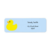 Gelbe Ente, blaue Farbe (Vorne)