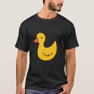 Gelbe Ente Erpel Gummiente Schlafshirt Pyjama T-Shirt