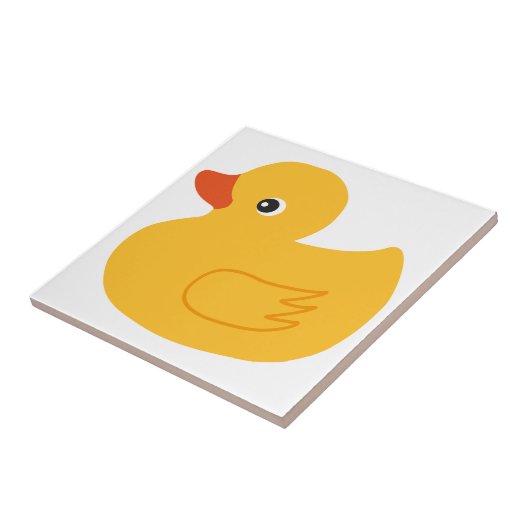 Gelbe Ente Fliese (Seite)