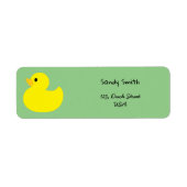 Gelbe Ente, grüne Farbe (Vorne)