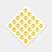 Gelbe Ente Serviette (Ecke)