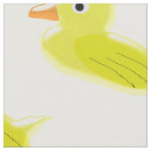 Gelbe Ente Stoff (Nahaufnahme)