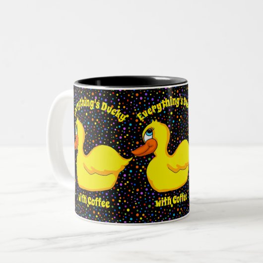 Gelbe Ente Tasse (Vorderseite Links)