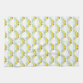 Gelbe Enten Blumenküche Handtuch (Horizontal)