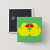 gelbe Enten Button (Vorne & Hinten)
