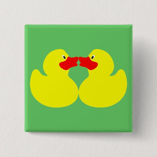 gelbe Enten Button (Vorderseite)