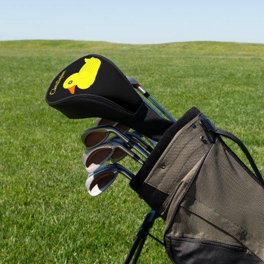 Gelbe Enten Design Golf Headcover (In SItu)