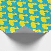 Gelbe Enten, kundenspezifisches Wrapper Geschenkpapier (Ecke)