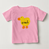 Gelbe Enten-Quaken-T-Shirts und Geschenke Baby T-shirt (Vorderseite)