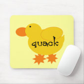 Gelbe Enten-Quaken-T-Shirts und Geschenke Mousepad (Mit Mouse)