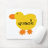 Gelbe Enten-Quaken-T-Shirts und Geschenke Mousepad (Mit Mouse)