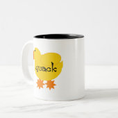 Gelbe Entequack-Tasse Zweifarbige Tasse (Vorderseite Links)