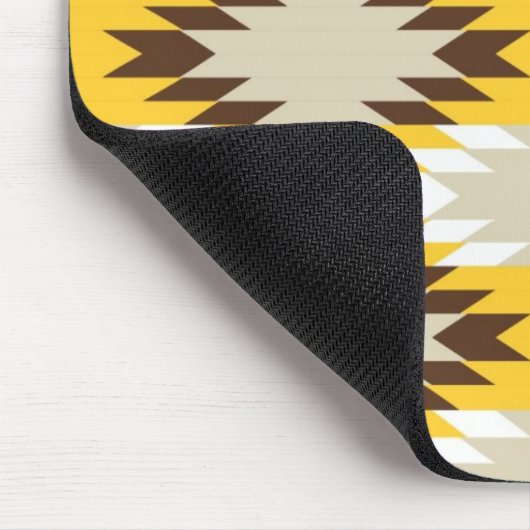 Gelbe Erde Abstrakt Mousepad (Ecke)