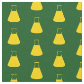 Gelbe Erlenmeyer-Flasche Stoff (Nahaufnahme)