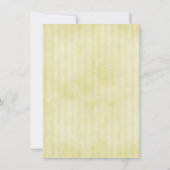 Gelbe Erntedank Kürbis und Squash Dinner Einladung (Rückseite)