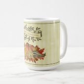 Gelbe Erntedank Pumpkins und Squash Kaffeetasse (VorderseiteRechts)