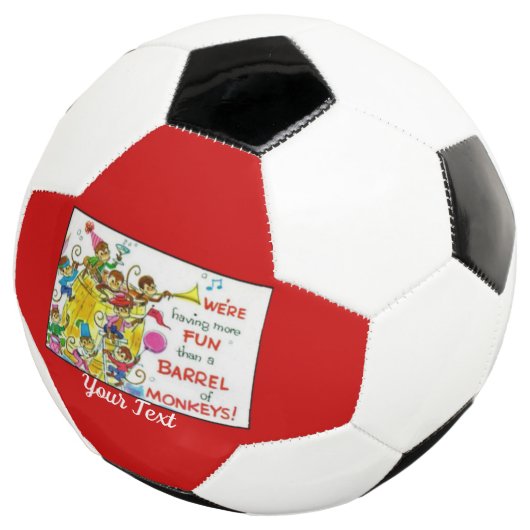 Gelbe Fahne des Party Affen Hörnchen Rote Löwen Fußball (Dreiviertel)