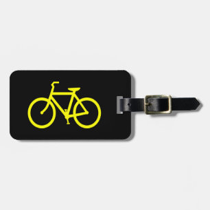 Gelbe Fahrrad Gepäckanhänger