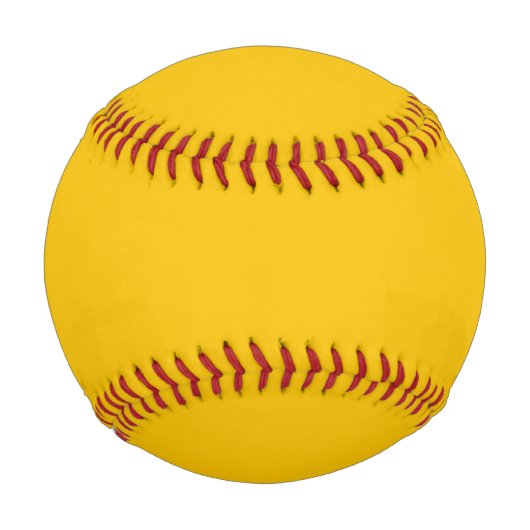 Gelbe Farbe Baseball (Rückseite)