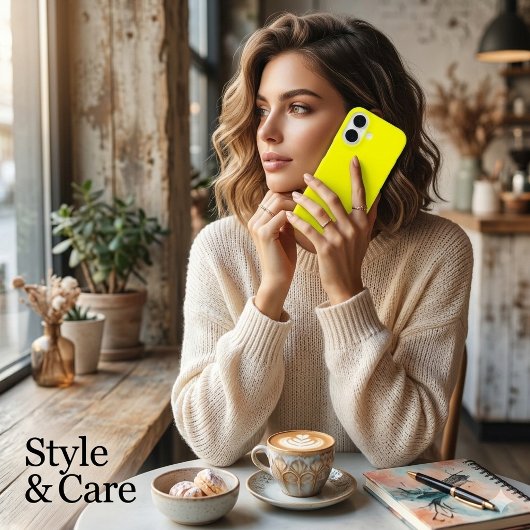 Gelbe Farbe Case-Mate iPhone Hülle