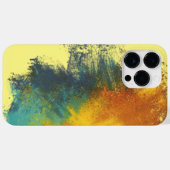 gelbe Farbe Case-Mate iPhone Hülle (Rückseite (Horizontal))