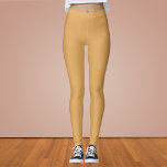 Gelbe Farbe der Erde Leggings<br><div class="desc">Gelbe Farbe der Erde</div>