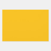 Gelbe Farbe der Sonnenblume | Classic | elegant Geschenkpapier Set (Vorderseite 3)