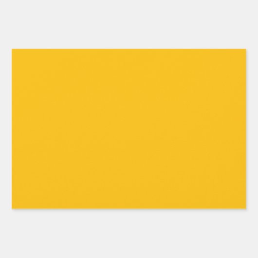 Gelbe Farbe der Sonnenblume | Classic | elegant Geschenkpapier Set (Vorderseite 2)