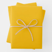 Gelbe Farbe der Sonnenblume | Classic | elegant Geschenkpapier Set (Beispiel)