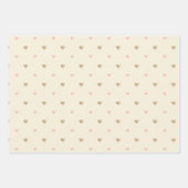 Gelbe Farbe Geschenkpapier Set (Vorderseite 3)