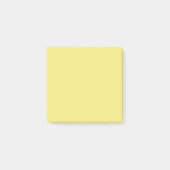 Gelbe Farbe | Hex# F3E779 Post-it Klebezettel (Vorderseite)