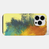 gelbe Farbe iPhone Hülle (Rückseite (Horizontal))