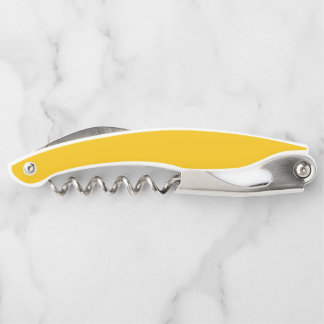 Gelbe Farbe Kellnermesser