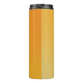 Gelbe Farbe Thermosbecher (Rückseite)