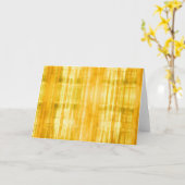 Gelbe farbige Abstrakte moderne Art Note Card Karte (Gelbe Blume)