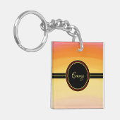 Gelbe Farbtöne Schlüsselanhänger (Vorderseite links)