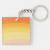 Gelbe Farbtöne Schlüsselanhänger (Rückseite)